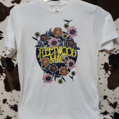 Fleetwood Mac Floral Graphic T-Shirt