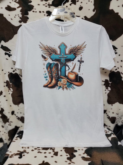 Cross Western Graphic T-Shirt