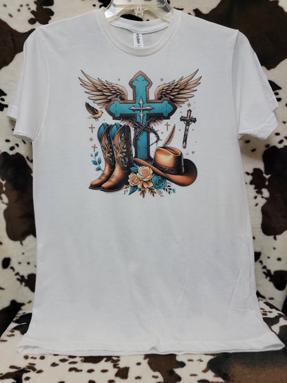 Cross Western Graphic T-Shirt