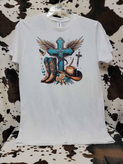 Cross Western Graphic T-Shirt