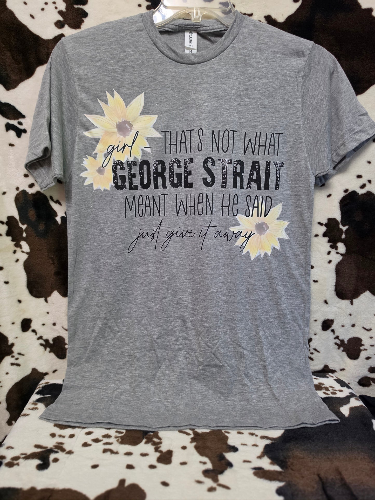 Give It Away Western Custom Graphic Tee Shirt