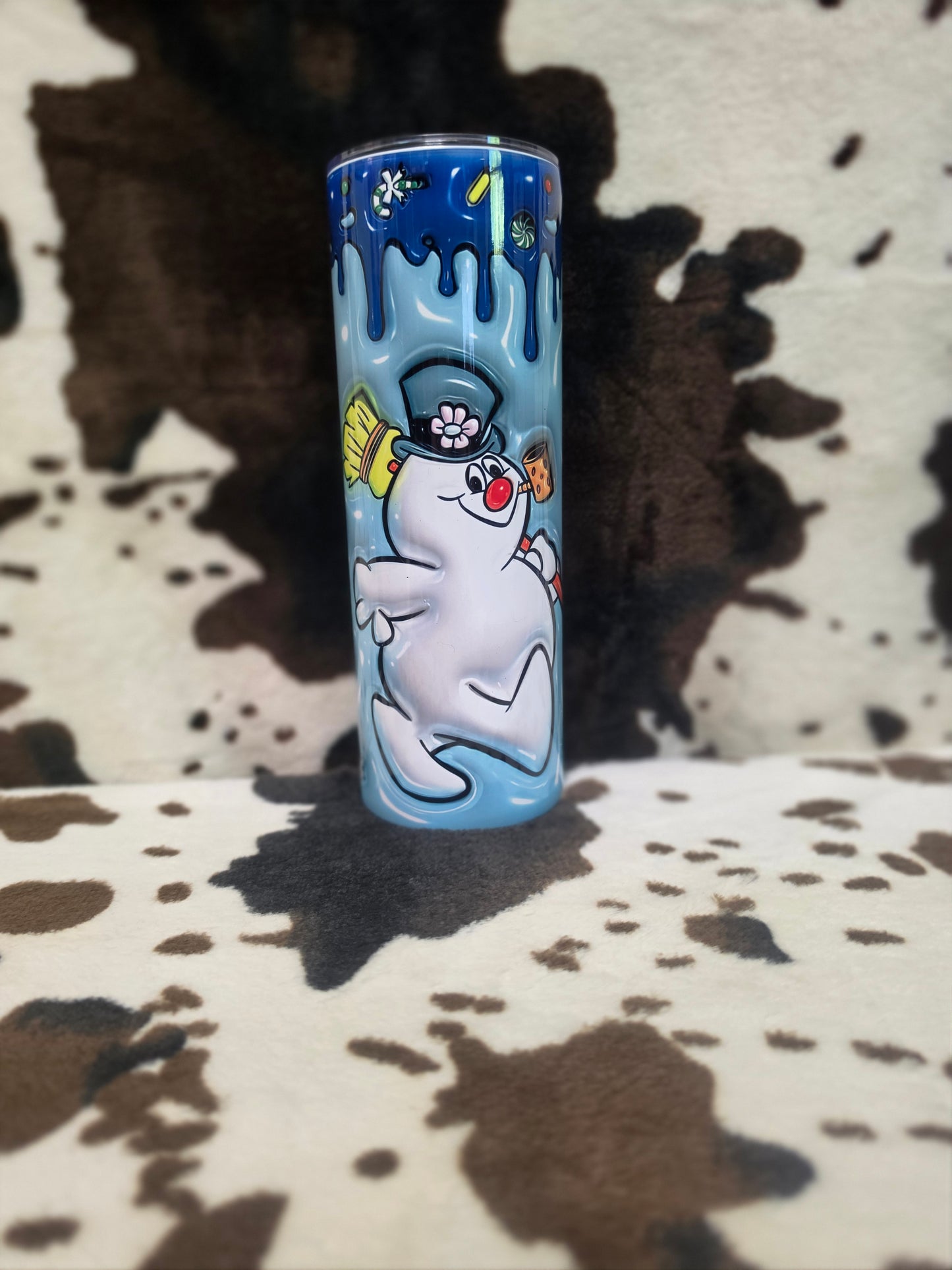 Snowman Frosty 20oz Skinny Tumbler