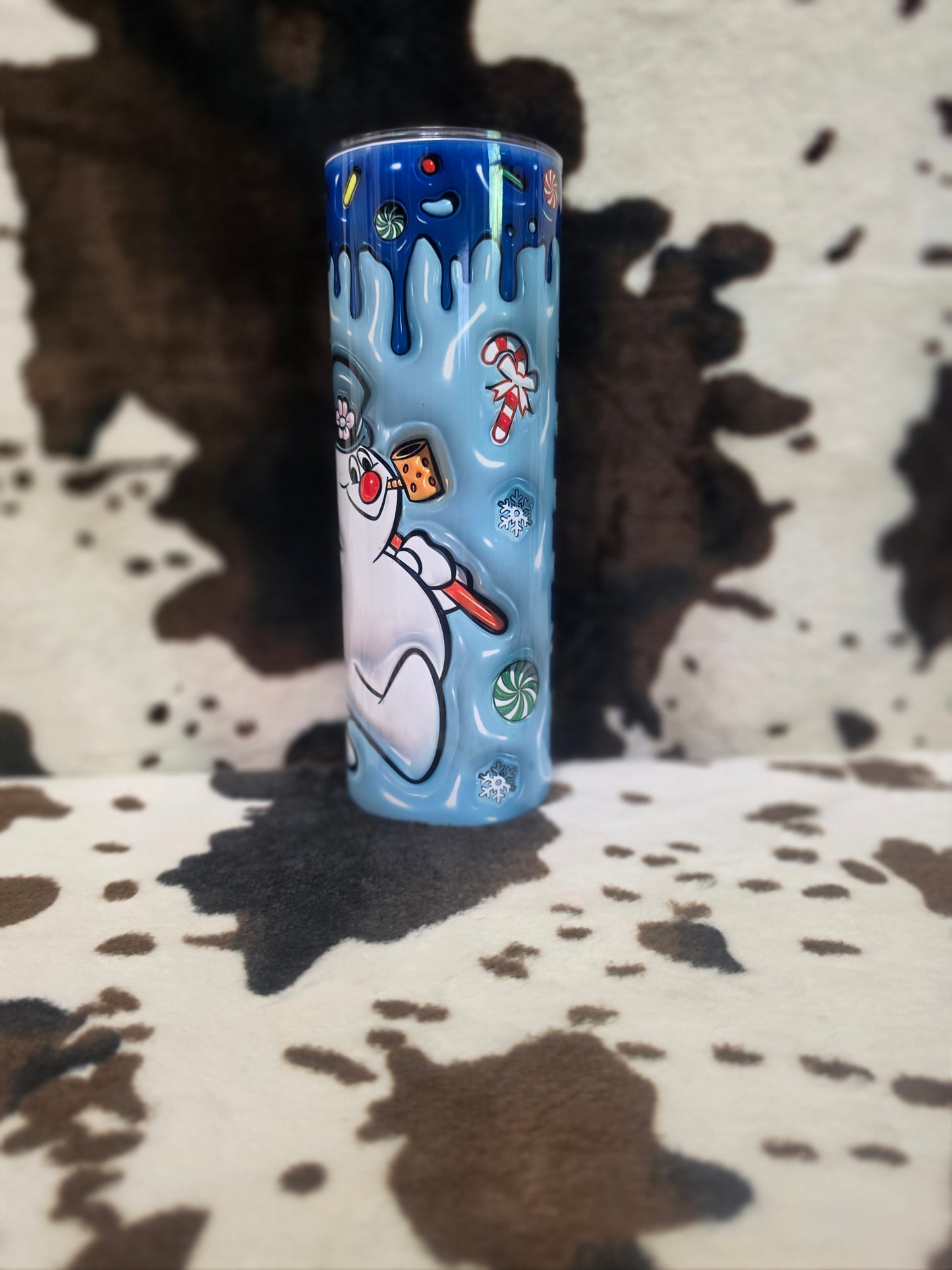 Snowman Frosty 20oz Skinny Tumbler