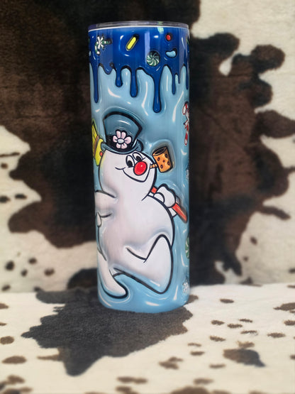 Snowman Frosty 20oz Skinny Tumbler