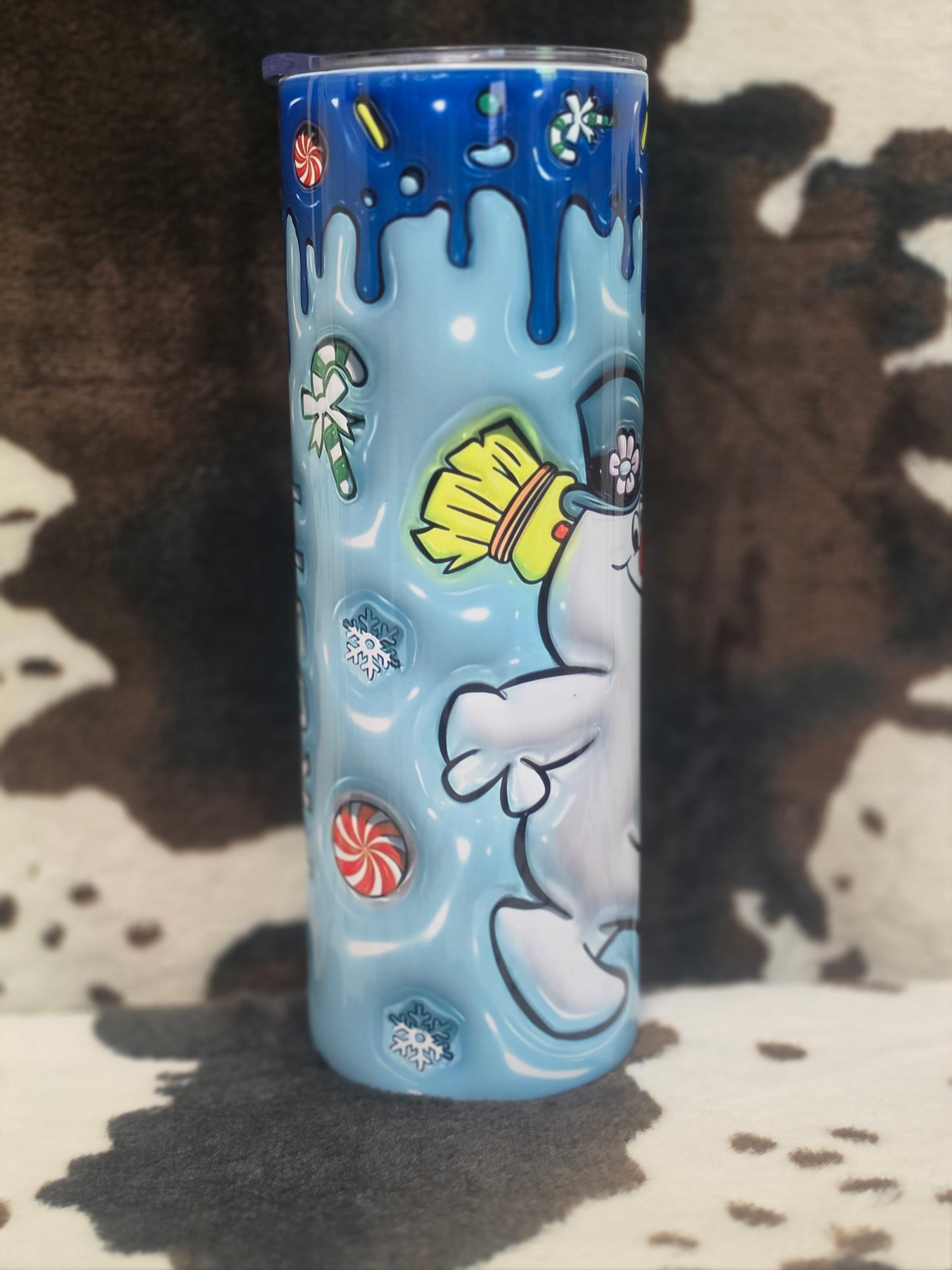 Snowman Frosty 20oz Skinny Tumbler