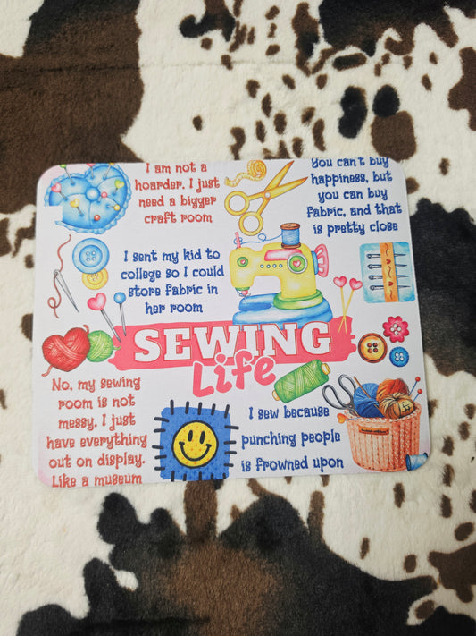 Sewing Life Mouse Pad