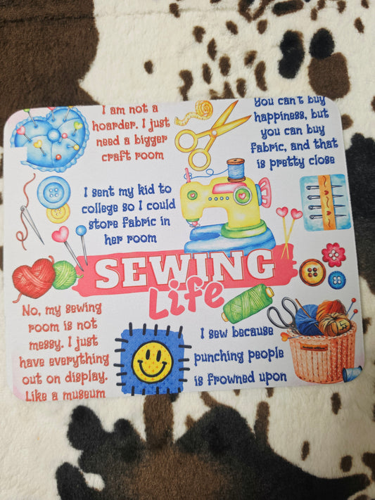 Sewing Life Mouse Pad