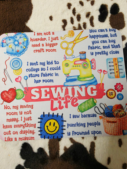 Sewing Life Mouse Pad