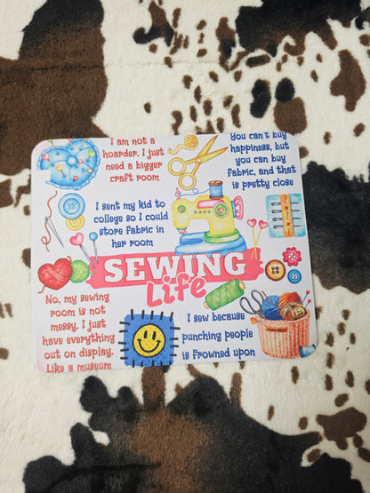 Sewing Life Mouse Pad