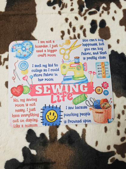 Sewing Life Mouse Pad