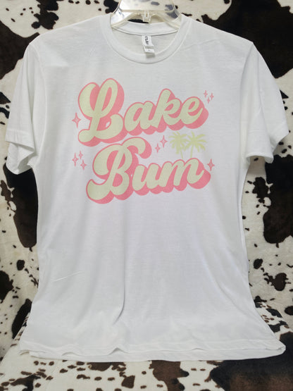 Lake Bum Graphic Tee Shirt