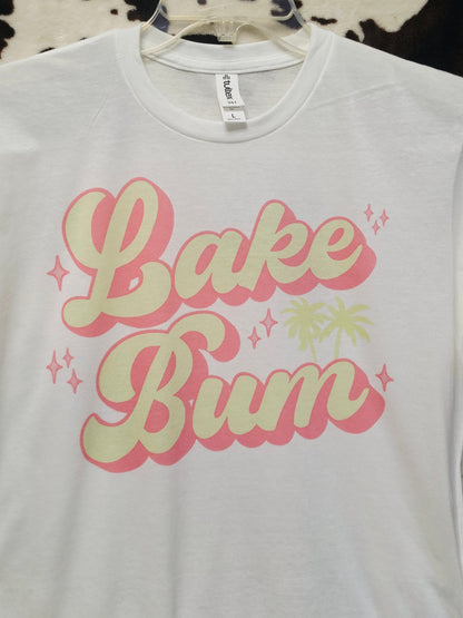 Lake Bum Graphic Tee Shirt