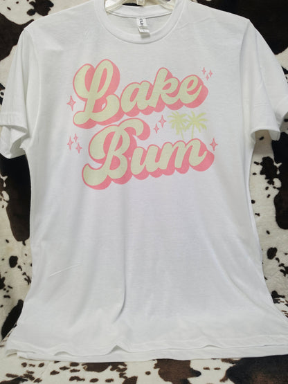 Lake Bum Graphic Tee Shirt