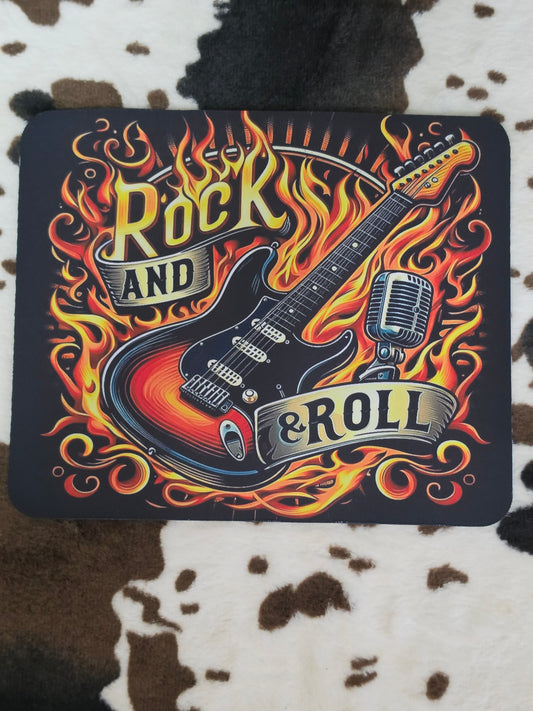 Rock and Roll Mouse Pad