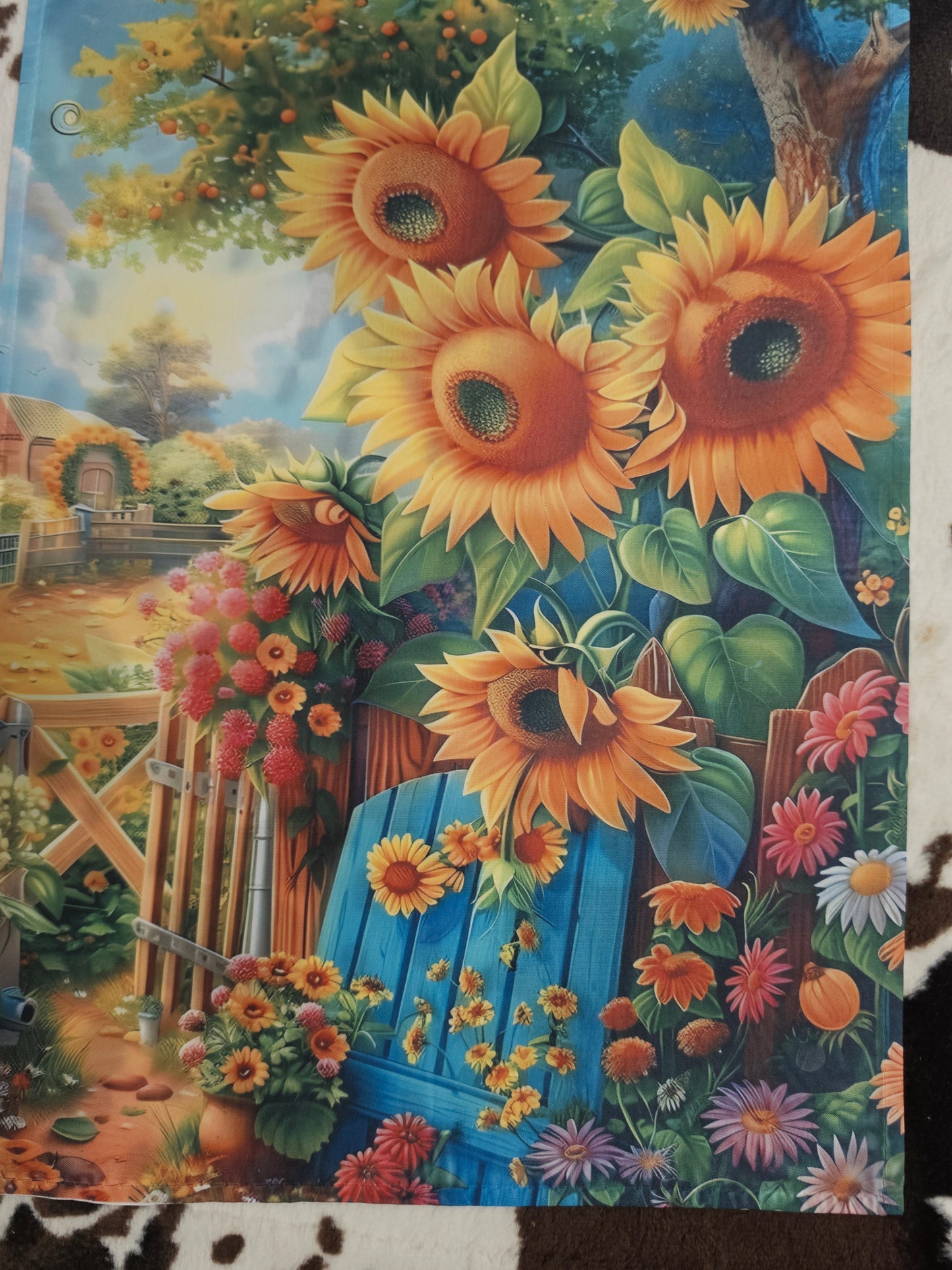 Sunflowers Floral Garden Flag 12x18