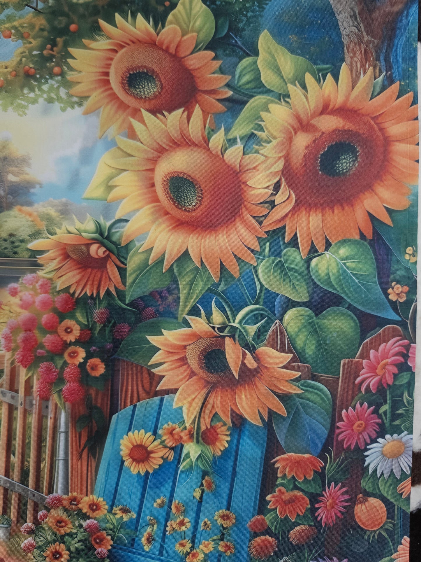 Sunflowers Floral Garden Flag 12x18