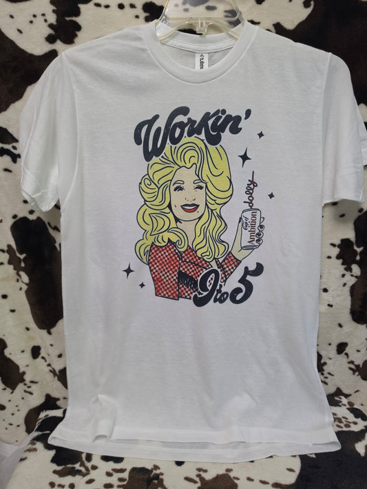 9 To 5 Dolly Parton Graphic Tee Shirt