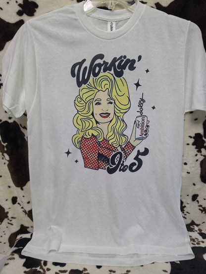 9 To 5 Dolly Parton Graphic Tee Shirt