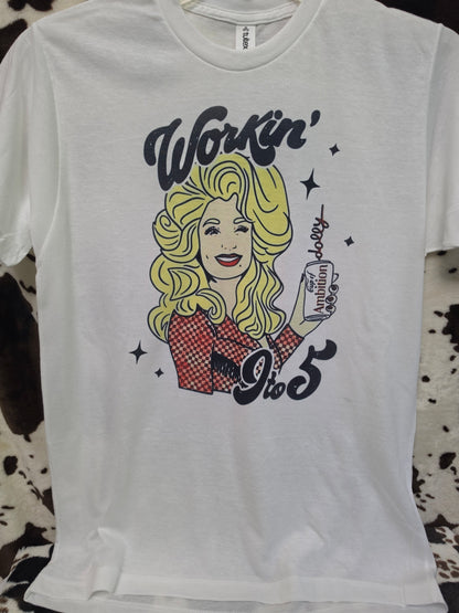 9 To 5 Dolly Parton Graphic Tee Shirt