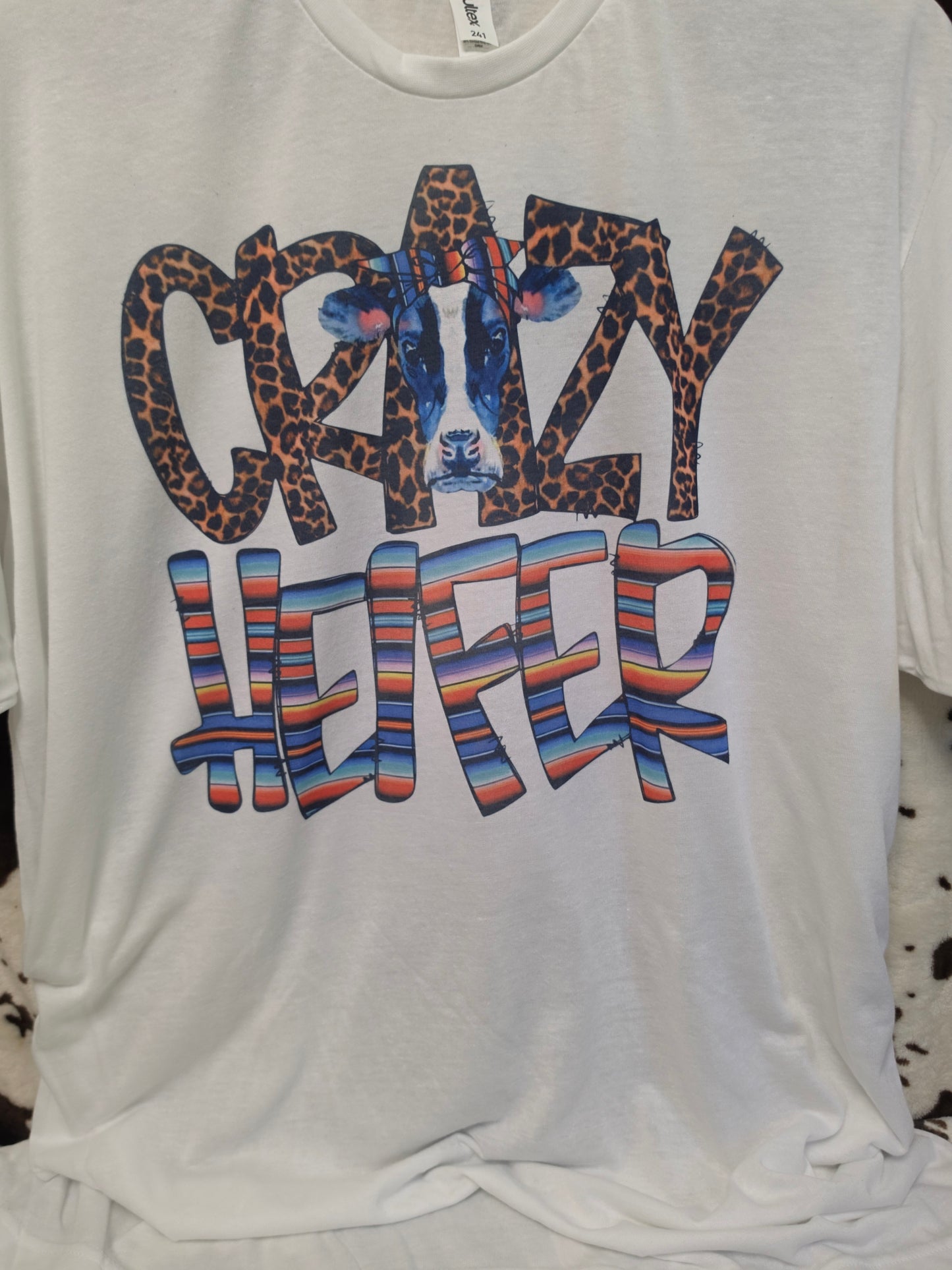 Crazy Heifer Graphic T-Shirt