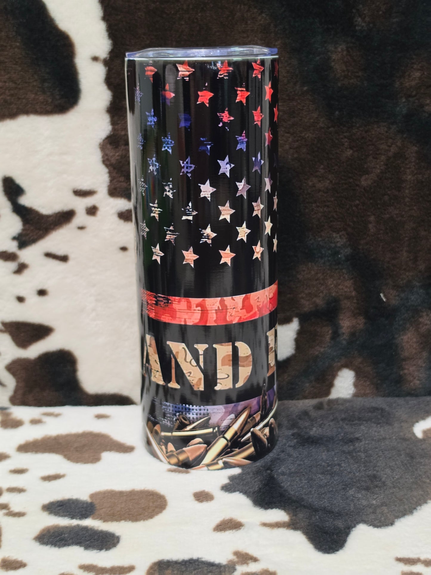 FAFO Flag 20oz Skinny Tumbler