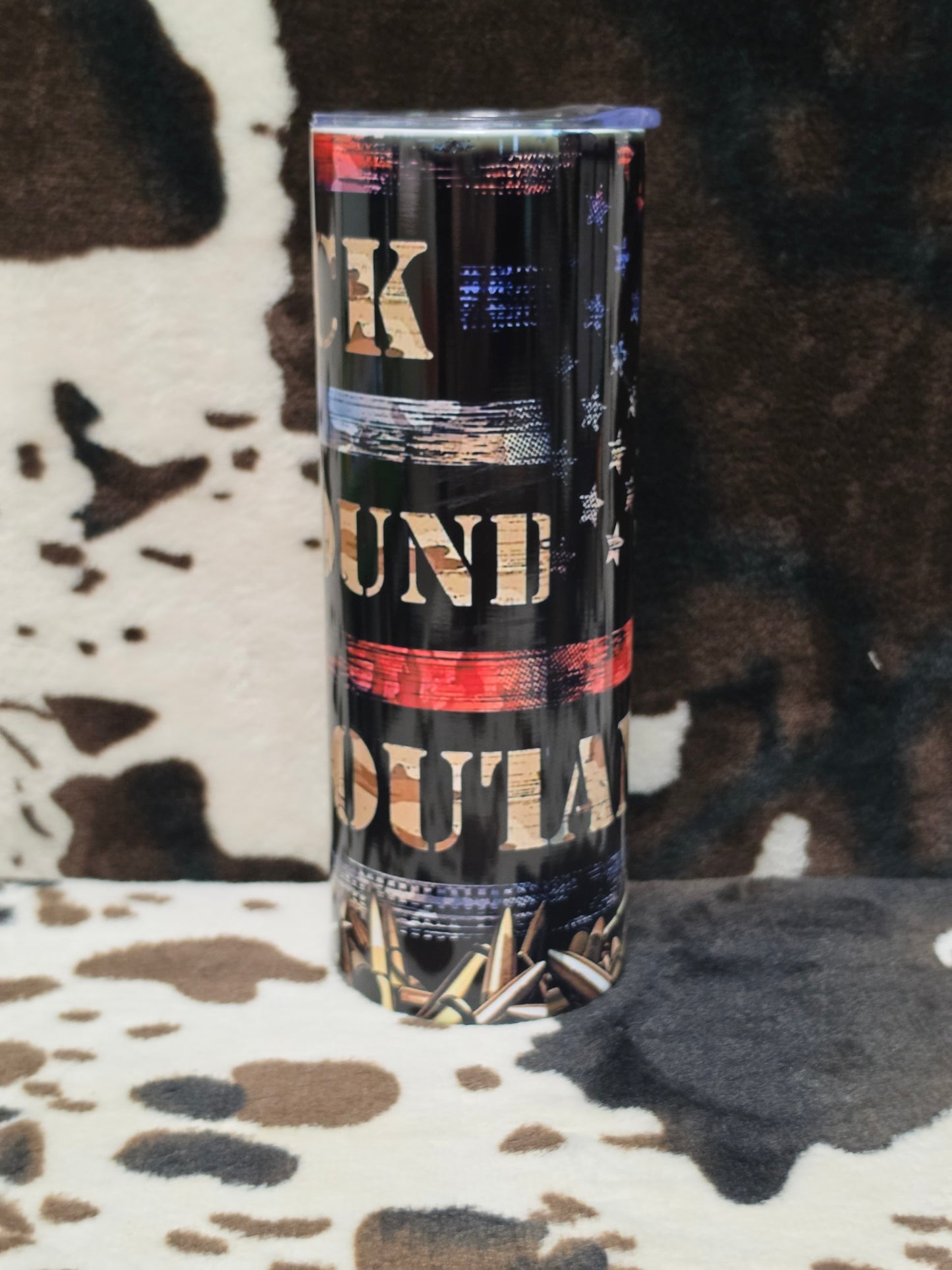 FAFO Flag 20oz Skinny Tumbler