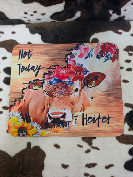 Cow Heifer Western Funny Mouse Pad