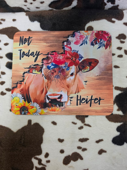 Cow Heifer Western Funny Mouse Pad
