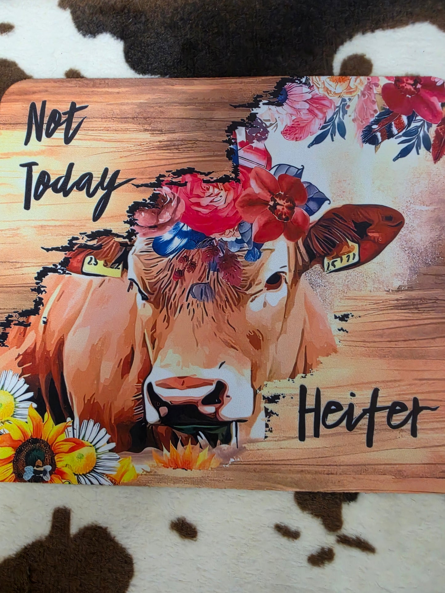 Cow Heifer Western Funny Mouse Pad