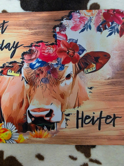 Cow Heifer Western Funny Mouse Pad