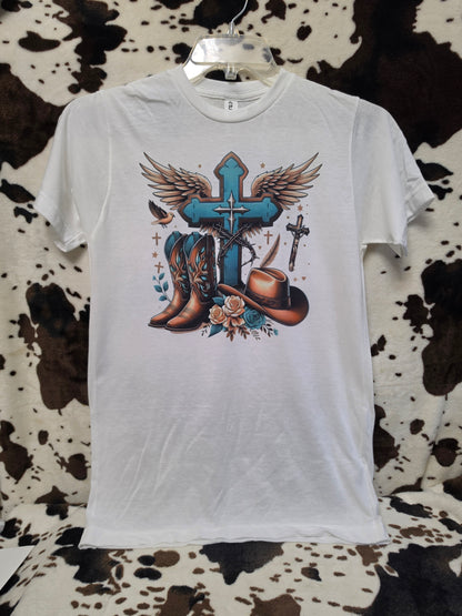 Cross Western Graphic T-Shirt