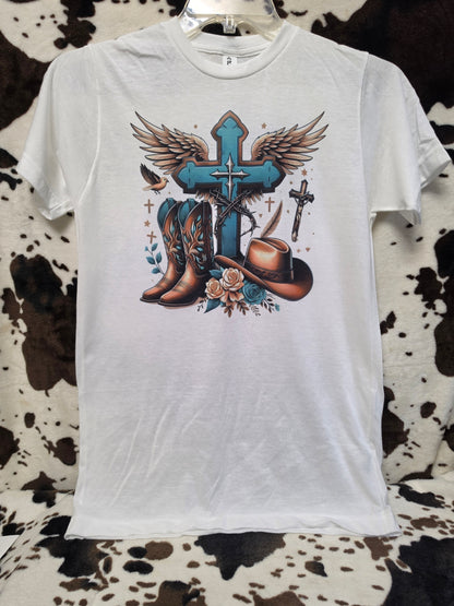 Cross Western Graphic T-Shirt