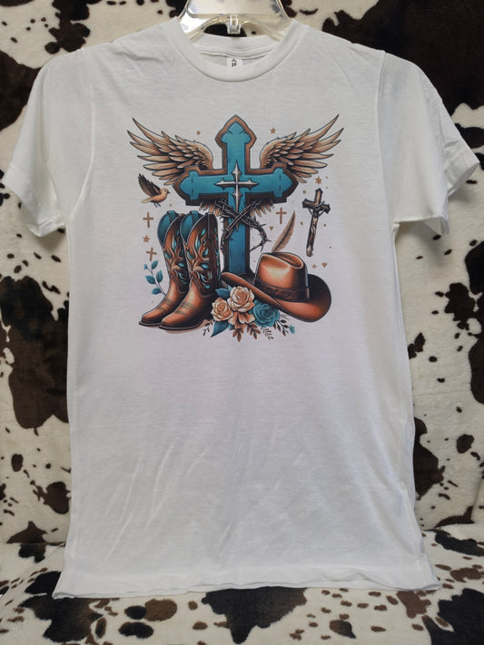 Cross Western Graphic T-Shirt