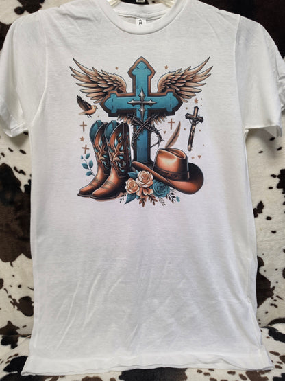 Cross Western Graphic T-Shirt