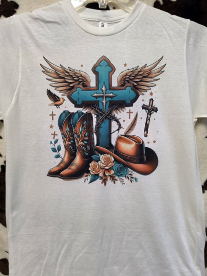 Cross Western Graphic T-Shirt
