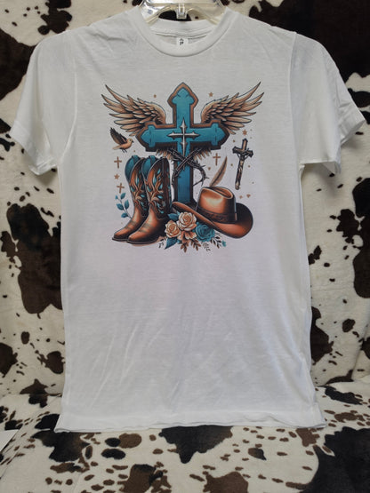 Cross Western Graphic T-Shirt