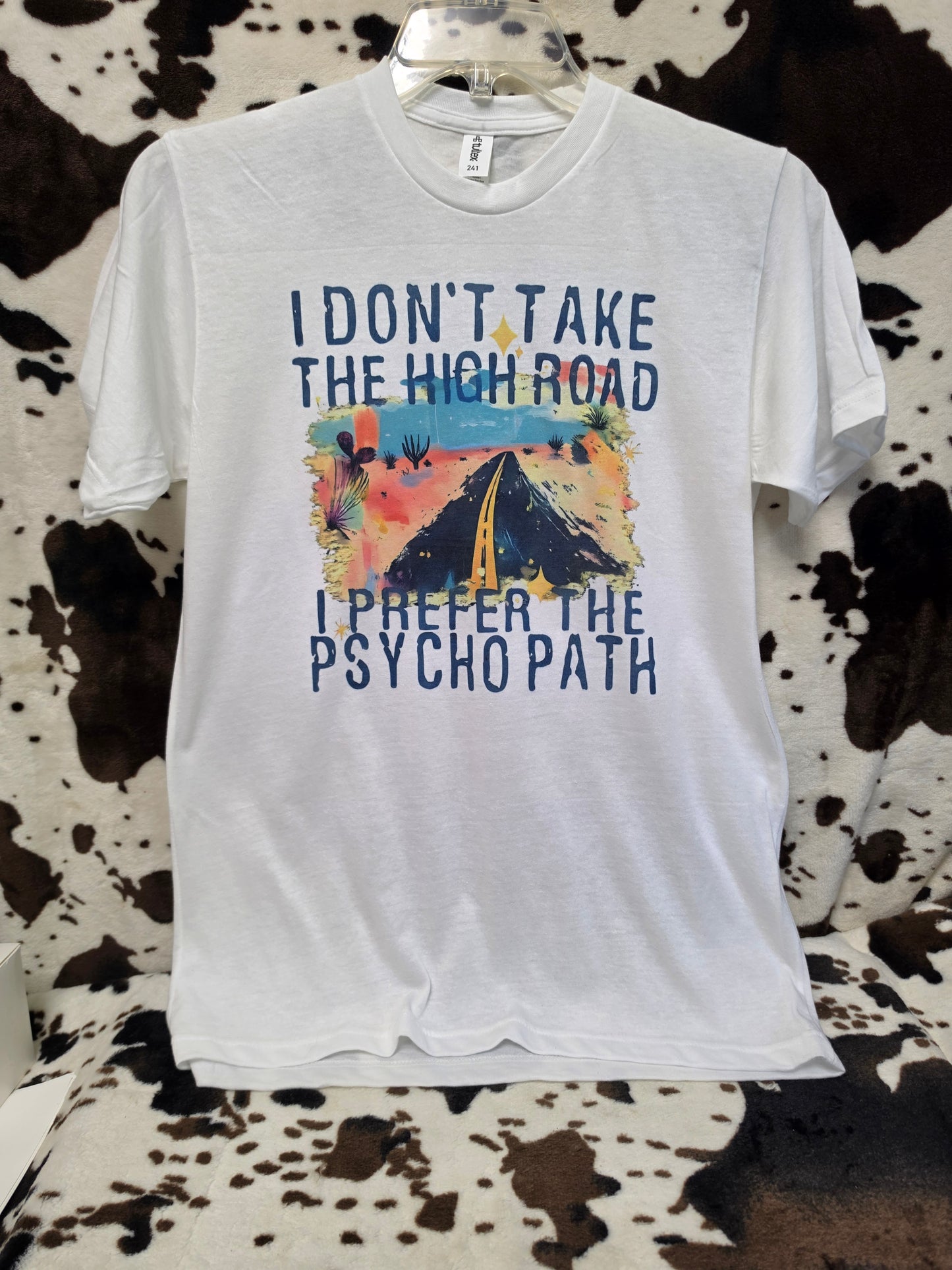 High Road Western Funny Graphic Tee Shirt