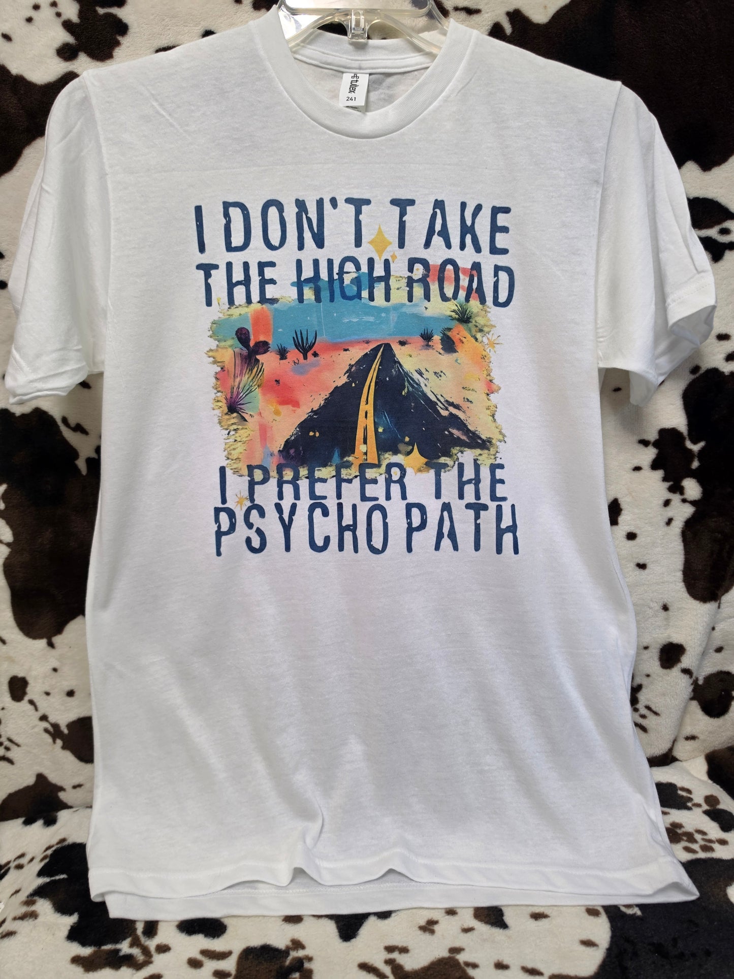 High Road Western Funny Graphic Tee Shirt