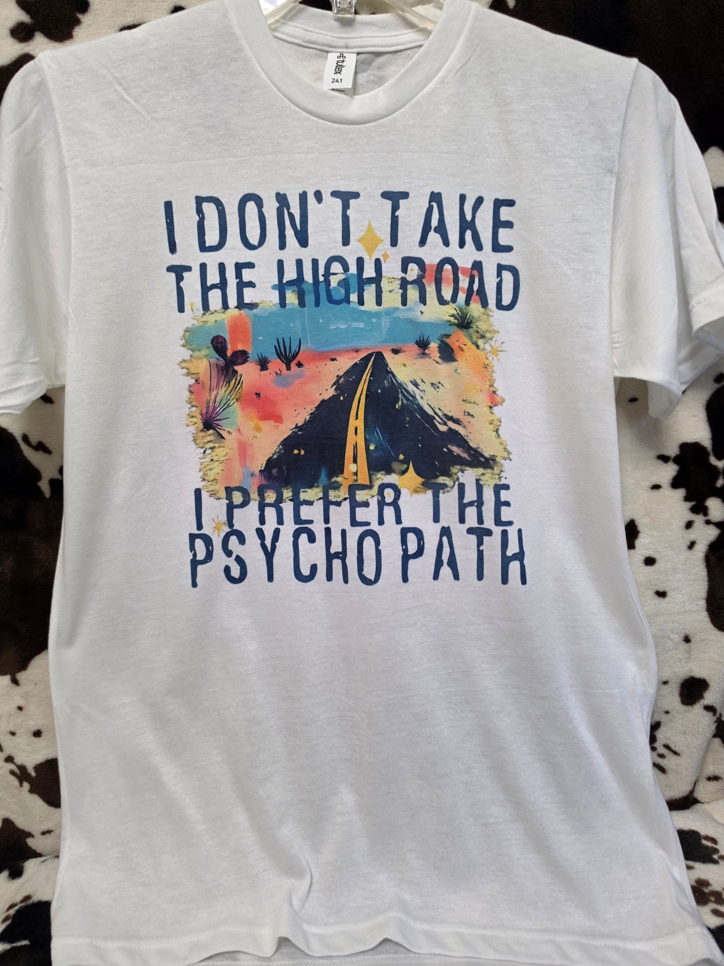 High Road Western Funny Graphic Tee Shirt