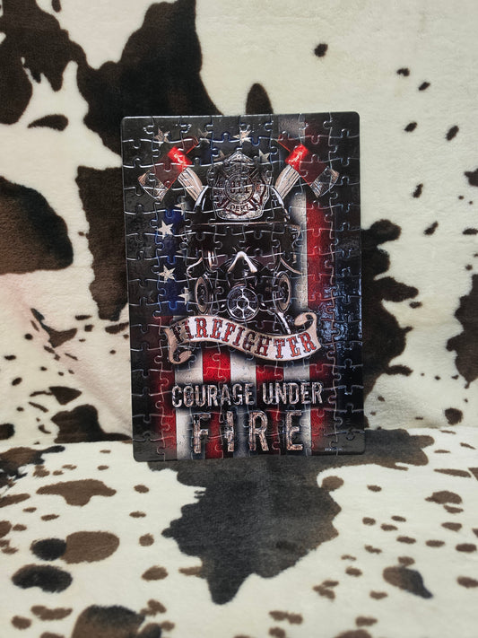 Firefighter 120 PC Handmade Jigsaw Puzzle