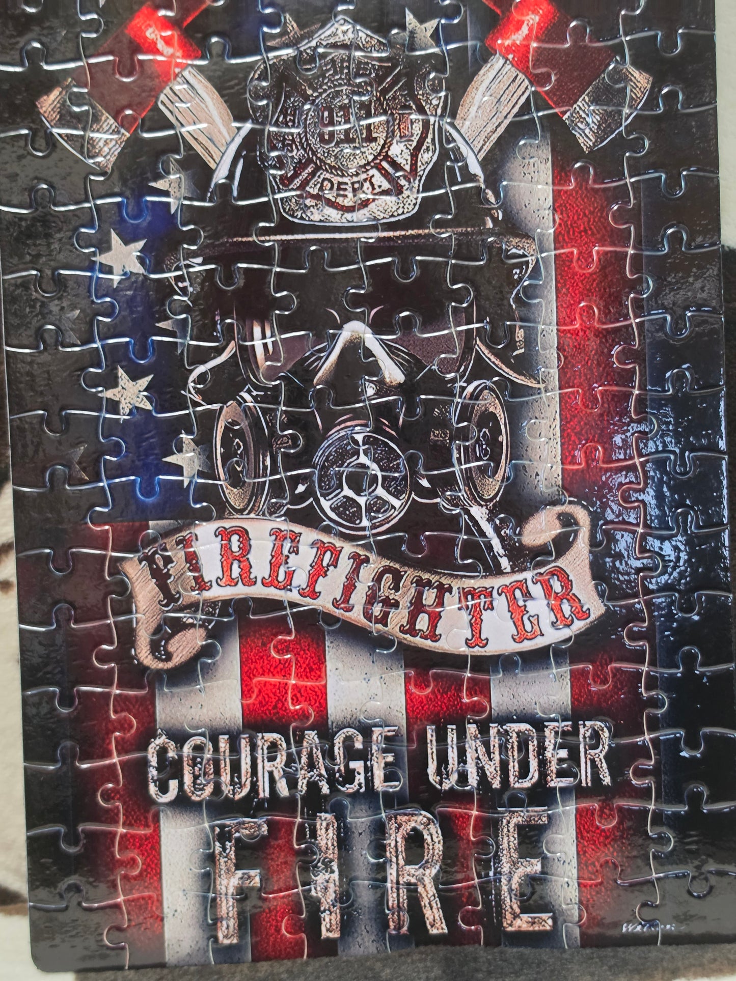Firefighter 120 PC Handmade Jigsaw Puzzle