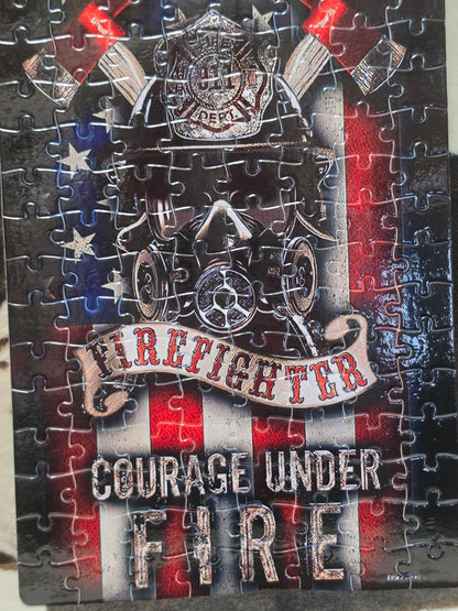 Firefighter 120 PC Handmade Jigsaw Puzzle