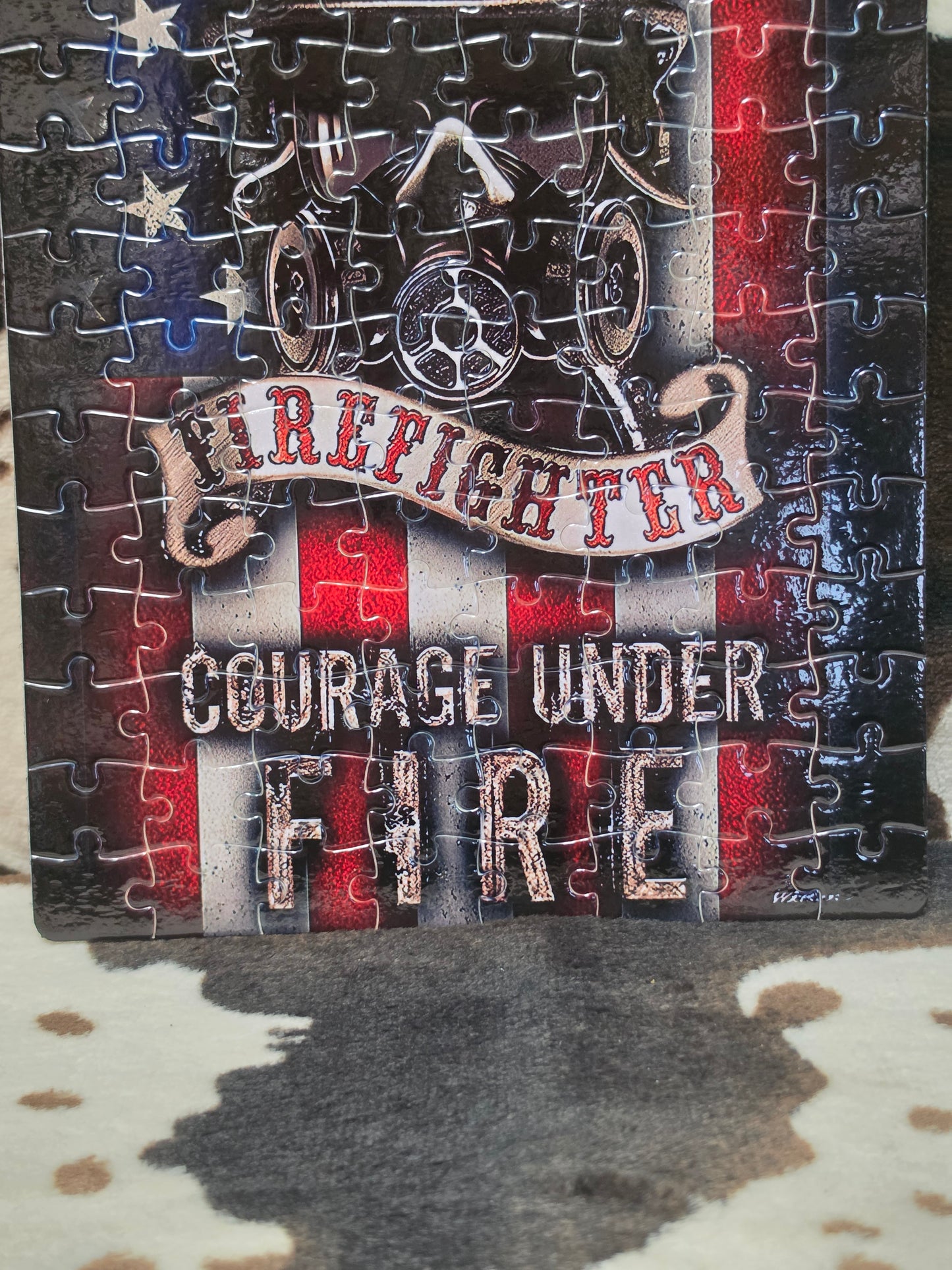 Firefighter 120 PC Handmade Jigsaw Puzzle