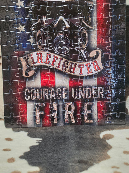 Firefighter 120 PC Handmade Jigsaw Puzzle