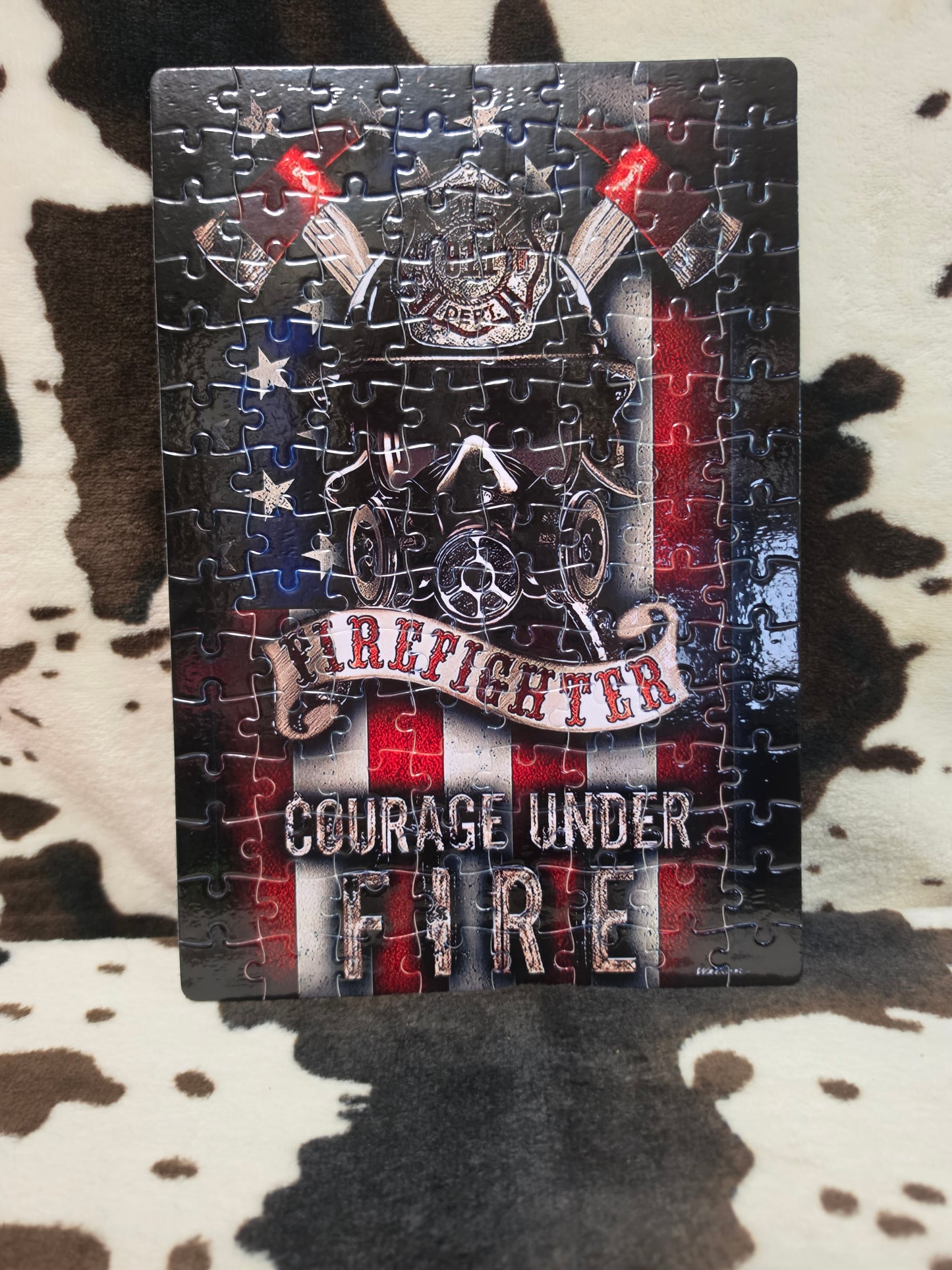 Firefighter 120 PC Handmade Jigsaw Puzzle