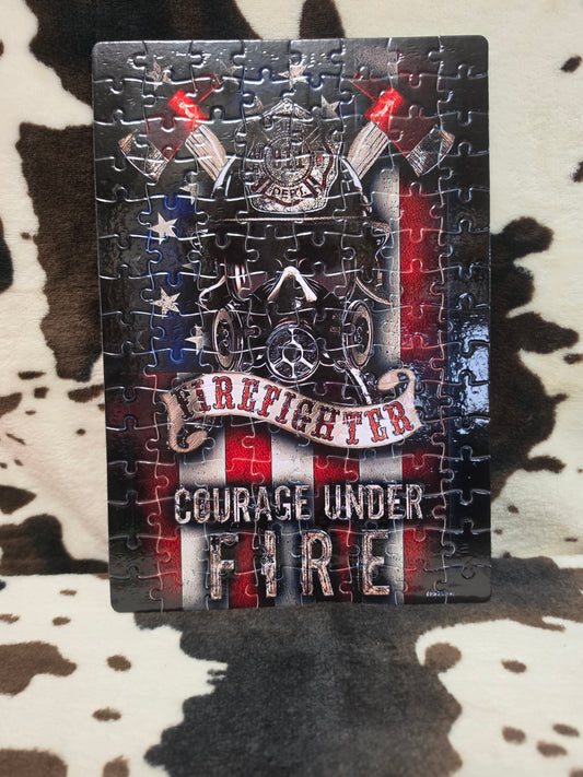 Firefighter 120 PC Handmade Jigsaw Puzzle