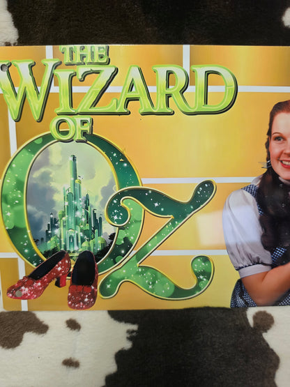 Wizard Of Oz Yellow Metal Sign