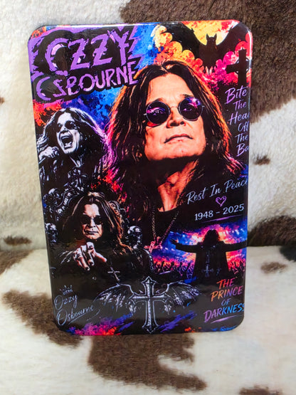 Ozzy Osbourne Memorial Collage Refrigerator Magnet