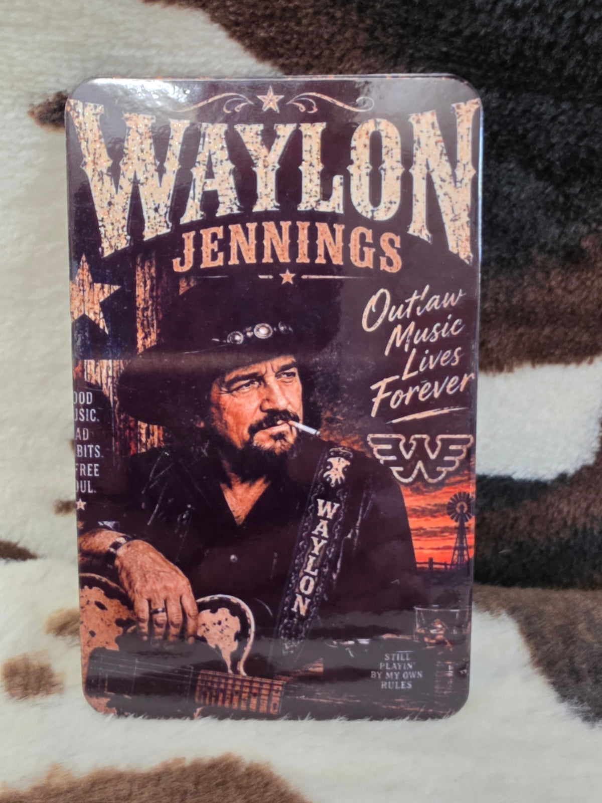 Waylon Jennings Outlaw Country Music Tribute Magnet