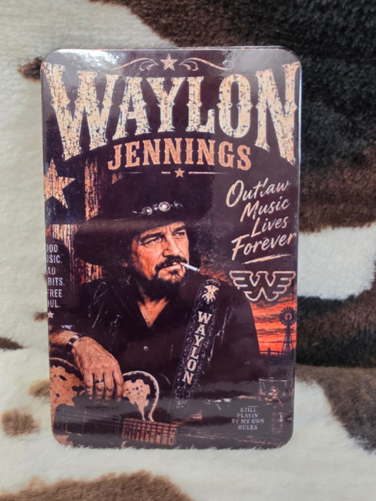 Waylon Jennings Outlaw Country Music Tribute Magnet